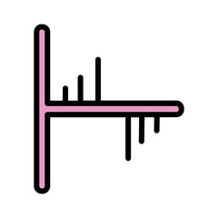Analysis Data Histogram Filled Outline Icon