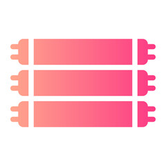 tanning lamp gradient icon