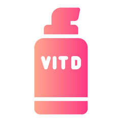 vitamin d gradient icon