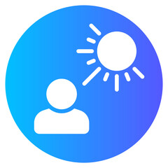 user gradient icon