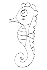 Coloring book or Coloring page for kids.