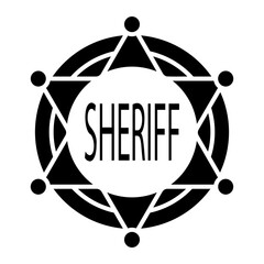 sheriff badge icon