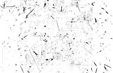 Grunge black and white pattern. Monochrome particles abstract texture. Abstract grunge texture design on a white background. Dirt texture for the background with stain effect. 