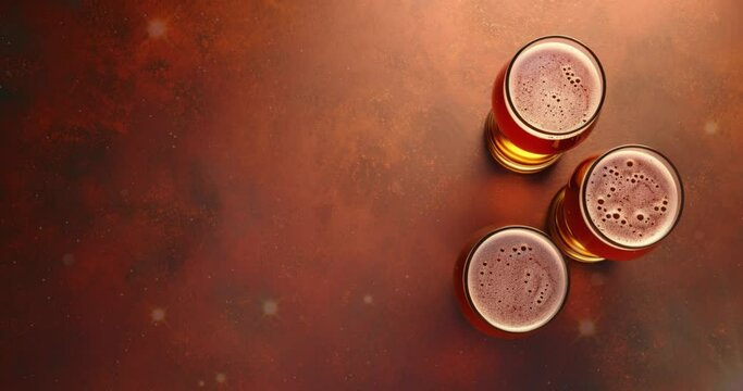 International Beer Day Backgorund, with copy space for text