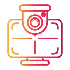 Obraz premium surveillance icon