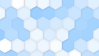 Naklejka premium Background from colorful geometrical figures. Simple elements of design for creation of more difficult ideas. Background of hexagons