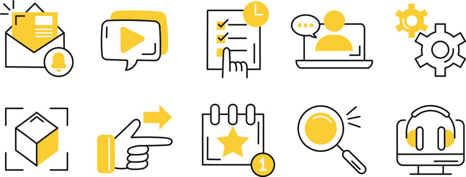 Virtual Event Planning Icon