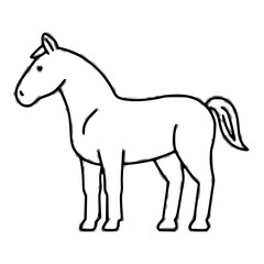 horse outline icon