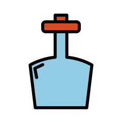 Bottle Culture Drink Filled Outline Icon