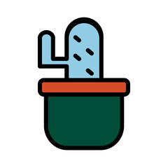 Cactus Plan Nation Filled Outline Icon