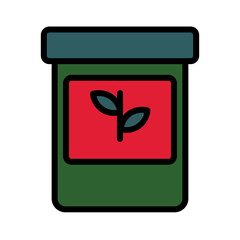 Cook Flavoring Spice Filled Outline Icon