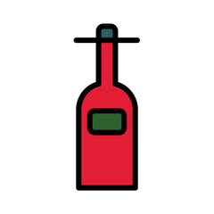 Cooking Food Oil Filled Outline Icon