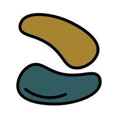 Flavor Nut Spice Filled Outline Icon
