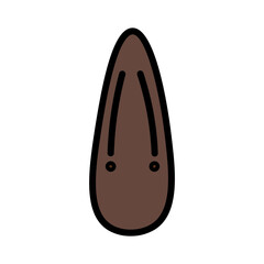 Bean Food Nut Filled Outline Icon