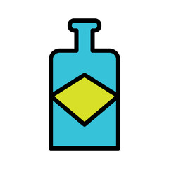 Obraz premium Alcohol Bar Drink Filled Outline Icon