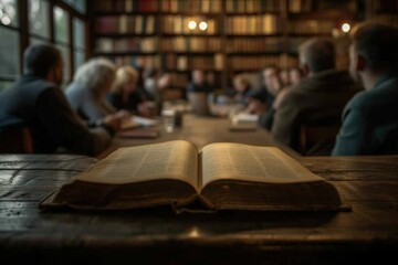 A group records local book club meetings. where community members come together to discuss literature and engage in critical dialogue.