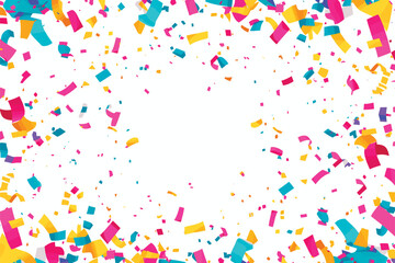 Celebration confetti falling background