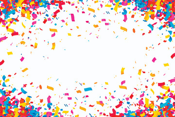 Celebration confetti falling background