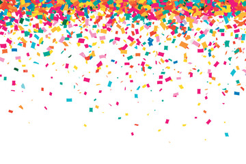 Celebration confetti falling background