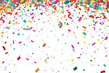 Celebration confetti falling background