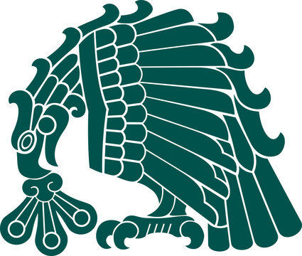 &aacute;guila devorando un coraz&oacute;n