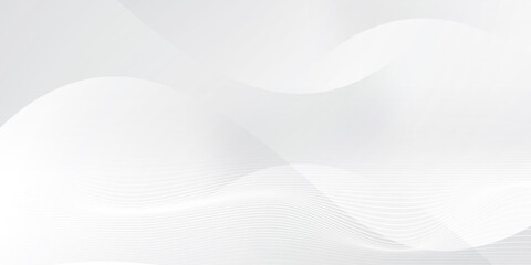 soft pastel backdrop with copy space or empty. gray and white gradient glowing and shiny curve lines, and stripes movement background