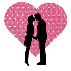 silhouette of a couple © betania