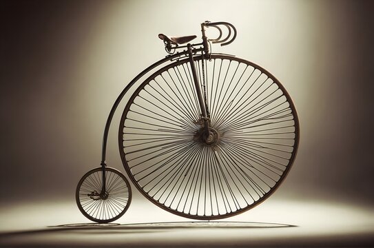 an ancient bicycle