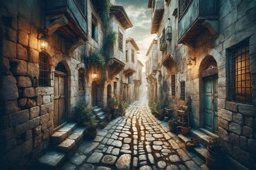 a very ancient alleyway