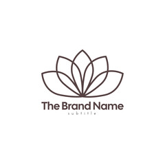 abstract flower logo