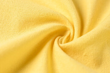 yellow cotton texture color of fabric textile industry, abstract image for fashion cloth design background