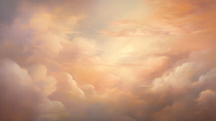 background of renaissance cloud painting - obrazy, fototapety, plakaty