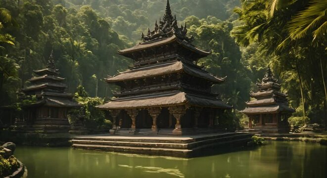 Temple of the Emerald, generative Ai