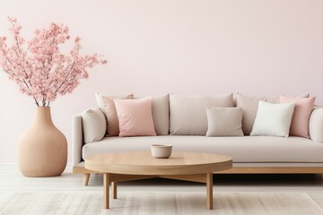 Minimal living room in interior concept