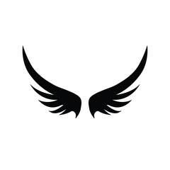Wings icon design template isolated clipart