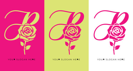 B lettermark logo design