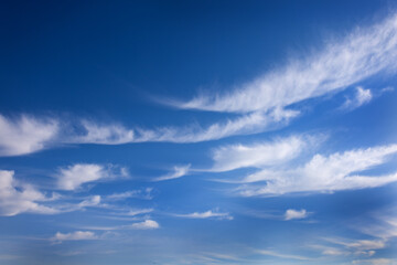 Summer blue sky cloud gradient light background. Beauty clear cloudy in sun calm bright winter airy...