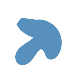 Blue abstract shapes vector 