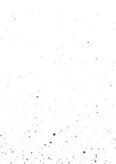 Grunge dot, dust, old, texture overlay pattern on white empty, background a4 poster or banner vector illustration