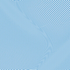 abstract seamless repeatable blue wave line pattern.