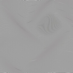 abstract seamless repeatable black slanting wave line pattern.