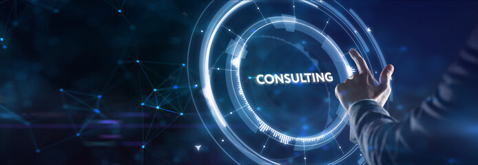 Business, Technology, Internet and network concept. Consulting Expert Advice Support Service.