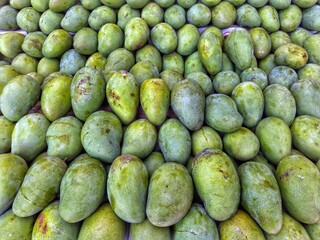 pile of mangoes with high angle photo view