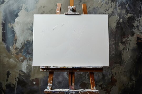 canvas on easel