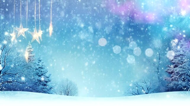 Pine forest snowy for background, animated virtual repeating seamless 4k	