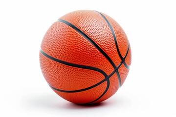 Fototapeta premium Basketball on white background
