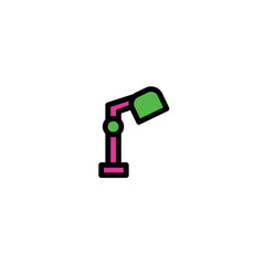 Hair Treatment Hairdryer Filled Outline Icon
