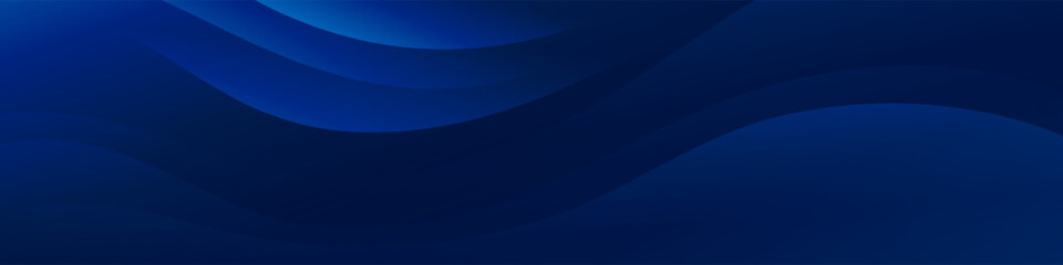 Abstract dark blue banner color with a unique wavy design. It is ideal for creating eye catching headers, promotional banners, and graphic elements with a modern and dynamic look.