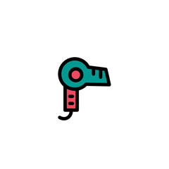 Hair Hairdryer Beauty Filled Outline Icon