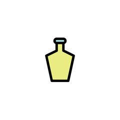 Bottle Hair Oilhair Filled Outline Icon